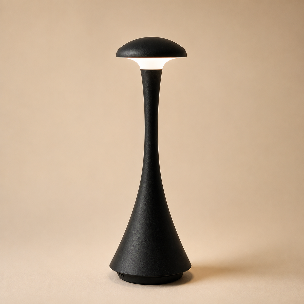 Modern Mushroom LED Table Lamp – Rechargeable Cordless Designer Bedside Light for Bedroom & Living Room