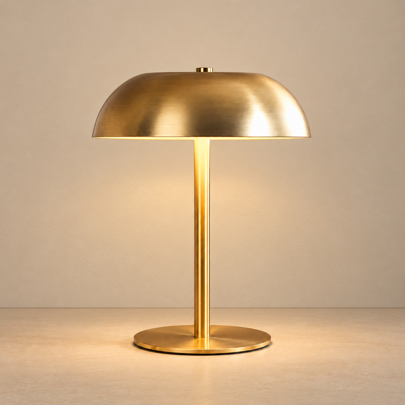 Modern Mushroom Cordless Table Lamp – Rechargeable LED Bedside Lamp for Bedroom, Living Room & Office
