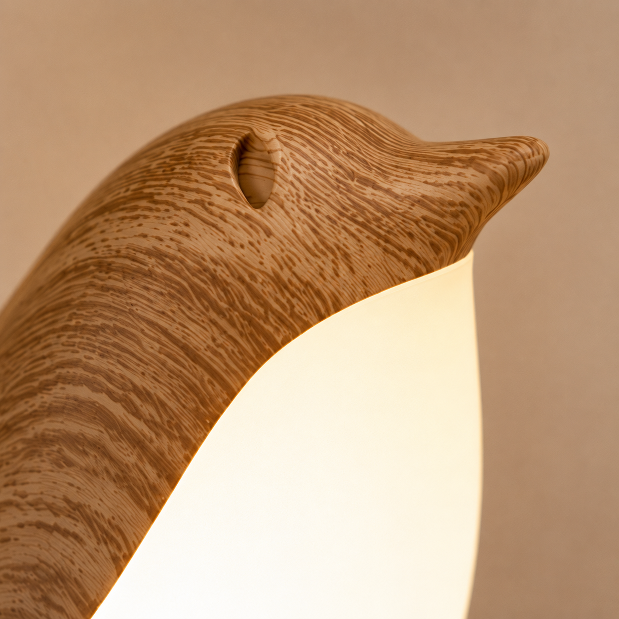 Nordic Bird LED Table Lamp – Rechargeable Dimmable Bedside Night Light for Bedroom, Nursery, Living Room & Office
