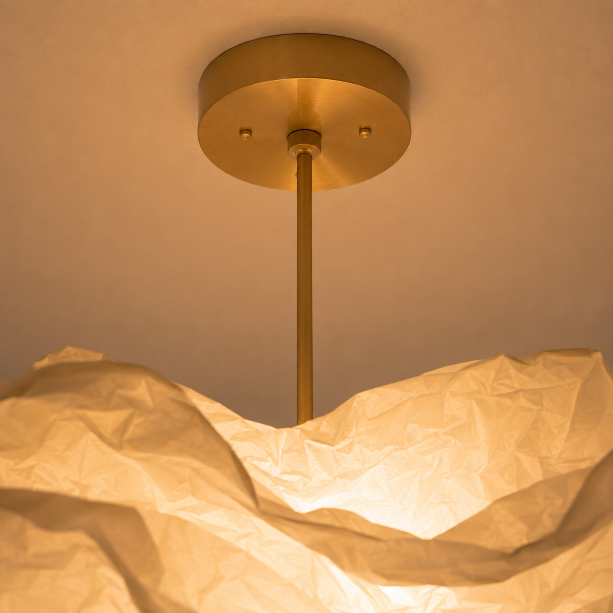 Modern Cloud Paper Pendant Chandelier – Sculpted Hanging Ceiling Light for Living Room, Dining Room & Bedroom
