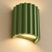 Nordic Fluted Column Wall Sconce – Sculptural LED Wall Light for Bedroom, Living Room & Dining Room