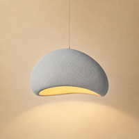 Modern Wabi-Sabi Stone-Form Pendant Chandelier – Minimalist LED Ceiling Light for Dining Room, Living Room & Bedroom