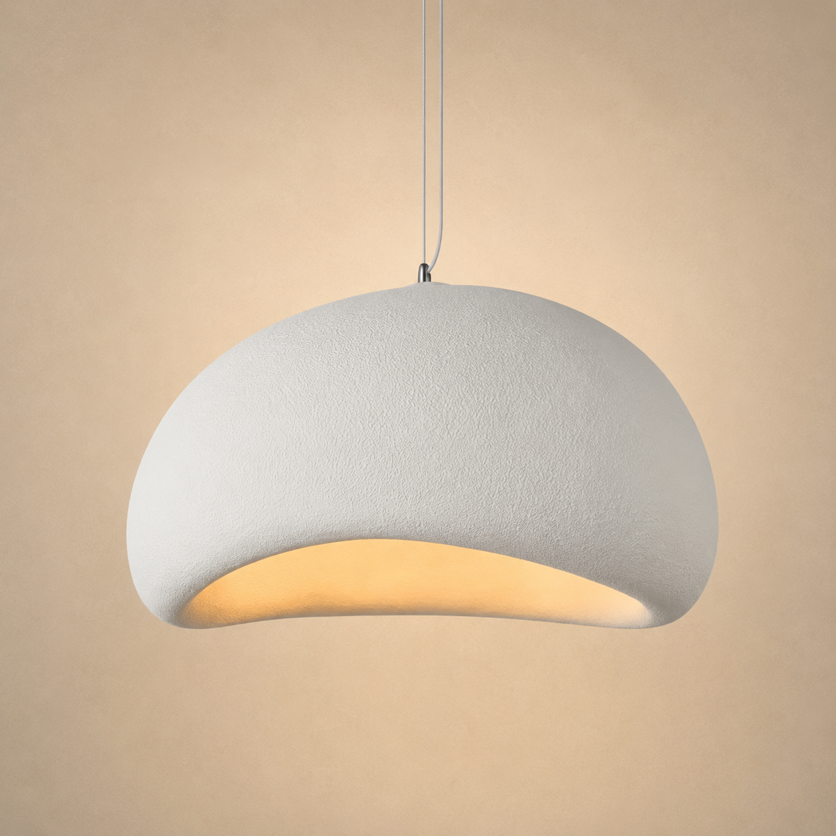 Modern Wabi-Sabi Stone-Form Pendant Chandelier – Minimalist LED Ceiling Light for Dining Room, Living Room & Bedroom