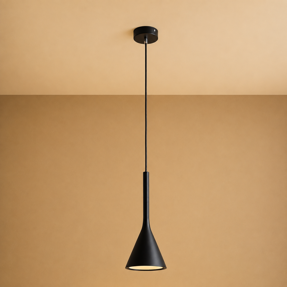 Modern Cone Pendant Light – LED Chandelier Hanging Lamp for Kitchen, Dining Room & Bedroom