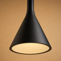 Modern Cone Pendant Light – LED Chandelier Hanging Lamp for Kitchen, Dining Room & Bedroom