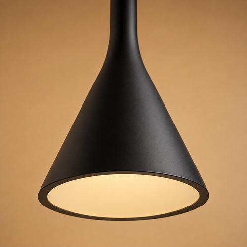 Modern Cone Pendant Light – LED Chandelier Hanging Lamp for Kitchen, Dining Room & Bedroom
