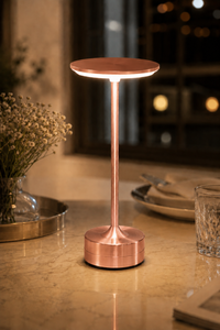 Rechargeable Cordless Table Lamp – Dimmable LED Bedside Lamp for Bedroom, Restaurant & Bar