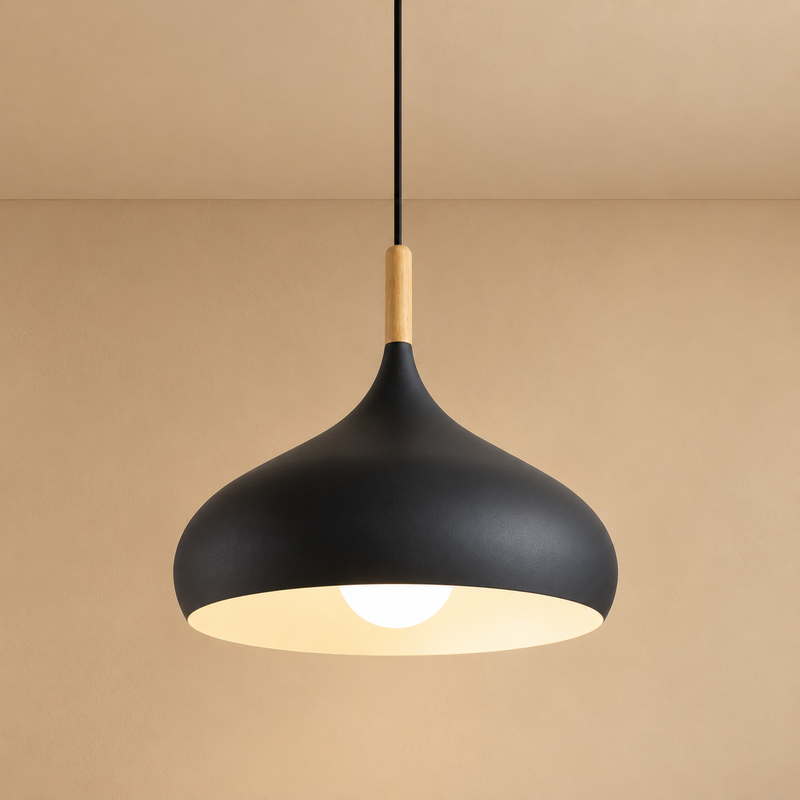 Nordic Dome Pendant Light – Modern Chandelier Ceiling Fixture for Dining Room, Kitchen & Café